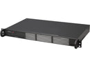 BLACK 1U MINI SC504 CHASSIS W/