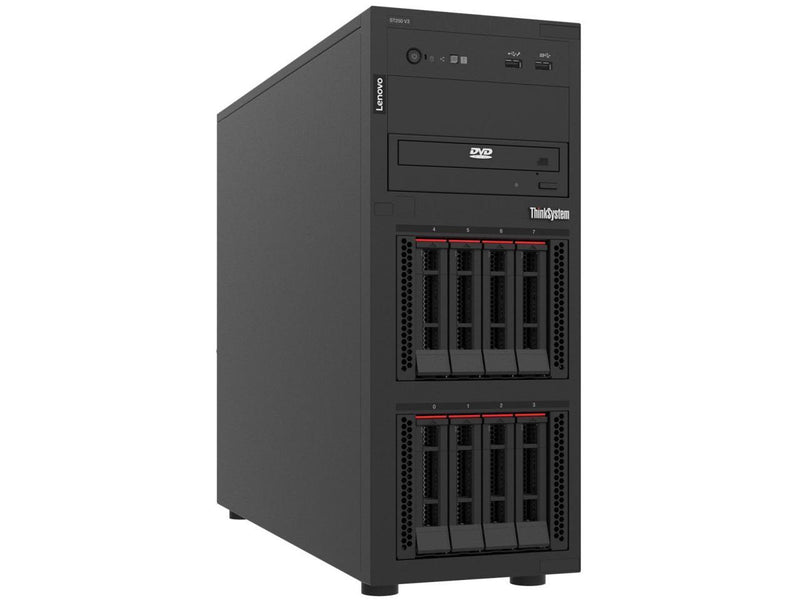 Lenovo ThinkSystem ST250 V3 7DCEA01UNA Tower Server - 1 x Intel Xeon E-2488 3.20