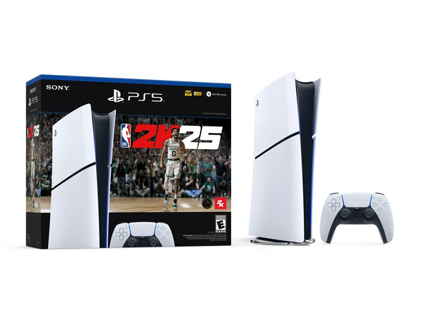 Playstation 5 Digital Slim Edition NBA 2k25 Bundle - Includes PS5 Console &