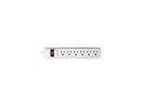 V7 SA0608W-9N6 6-Outlet Surge Protector, 8 Feet cord, 900 Joules - White