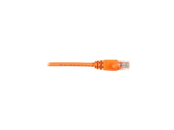 Black Box CAT6PC-006-OR Box Cat6 Value Line Patch Cable, Stranded, Orange, 6-Ft.