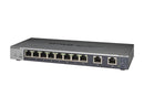 NETGEAR 10-Port Gigabit/10G Ethernet Smart Managed Plus Switch (GS110EMX) - with