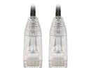 Tripp Lite Cat6 Utp Patch Cable (Rj45) - M/M Gigabit Snagless Molded Slim Black