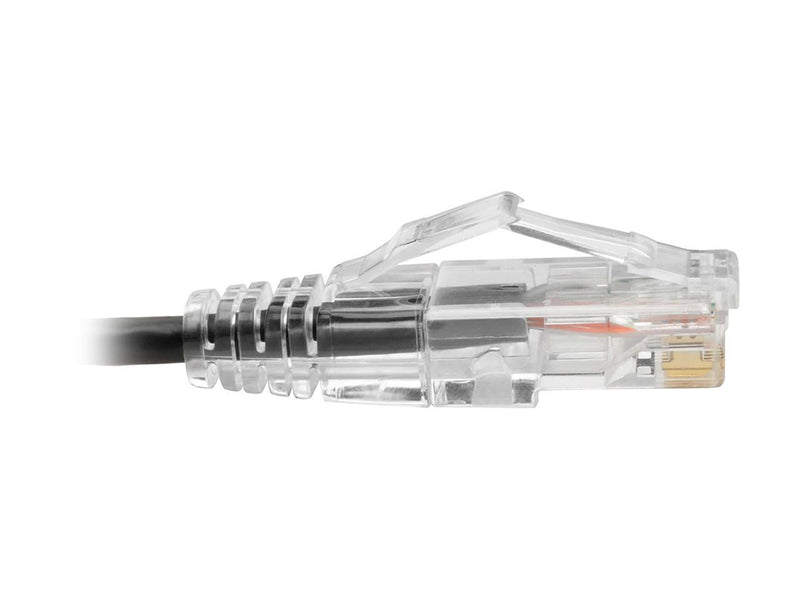 Tripp Lite Cat6 Utp Patch Cable (Rj45) - M/M Gigabit Snagless Molded Slim Black