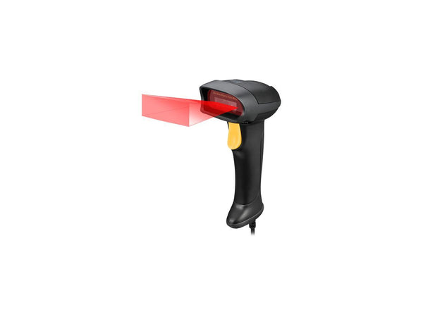 Adesso NuScan 2500TU Heavy Duty Long Range Handheld 1D/2D Barcode Scanner, USB,