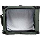 AMAZON BASICS FOLDING PORTABLE SOFT PET DOG CRATE CARRIER 42 X 31 X 31 - GRAY - Like New