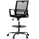 OLIXIS DRAFTING CHAIR TALL STANDING OFFICE DESK CHAIR ADJUSTABLE FOOT RING - Like New