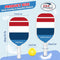 SPRYPALS PICKLEBALL PADDLES 4 SET WITH 4 BALLS ERGONOMIC GRIP - RED/BLUE - Like New