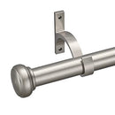 YunNephele Curtain Rod 28-48 inch Adjustable1 inch Diameter Metal Drapery - Like New