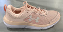 UNDER ARMOUR WOMEN'S CHARGED ASSERT 10 - SIZE: 9 (AU/UK W6.5) - PINK/ORANGE - Like New