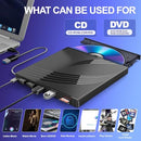 BPAKDU EXTERNAL CD/DVD DRIVE FOR LAPTOP WITH CARRYING CASE,DVD PLAYER - BLACK - Like New
