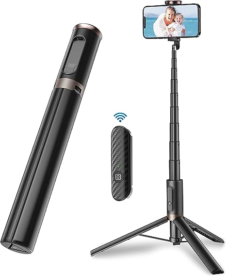 TONEOF 60" Cell Phone Selfie Stick Stand All-in-1 AB-202MAX - Black - Like New