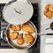 BREVILLE CLAD STAINLESS STEEL PAN FRYING PAN WITH LID 5 QUART - SILVER - Like New