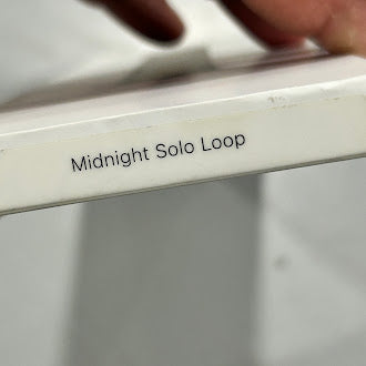 APPLE WATCH 45MM SOLO LOOP - SIZE: 3 - MIDNIGHT - Brand New
