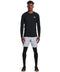 1366068 Under Armour Men's ColdGear Fitted Crew Black/White XLarge - Brand New