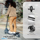 Hover-1 X-Foldable Electric Scooter 300W 16mph Max Speed, H1-NEOX-WHT - White - Like New