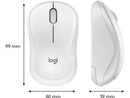 LOGITECH M220 SILENT WIRELESS MOUSE, 2.4 GHZ WITH USB RECEIVER, 1000 DPI - WHITE - Like New