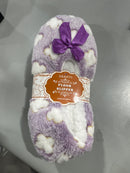 ZHANTU FLOOR SLIPPER SIZE 36-41 9-11 - SIZE: YOUTH 36-41 9-11 - PURPLE/WHITE - Brand New