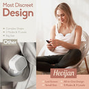 Heoijan Breast Pump Hands-Free Wearable-Pumps for Breastfeeding 2 Pack - White New