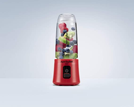 Nutribullet GO Portable Blender Shakes Smoothies 13Oz 70 Watts NB50300R - RED Like New