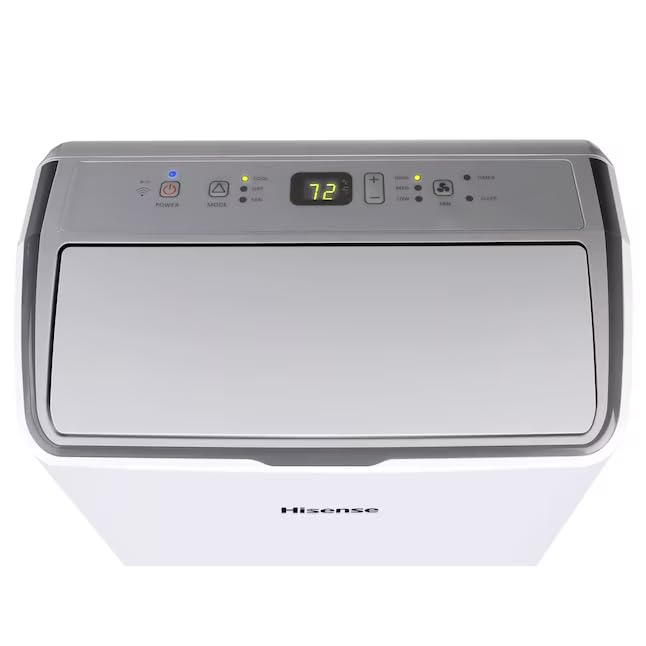 HISENSE 12000-BTU DOE 115-VOLT WHITE VENTED WI-FI ENABLED PORTABLE AP1222CW1W - Like New