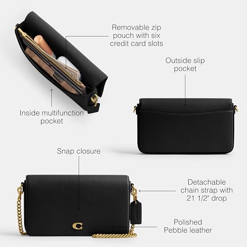 COACH WOMENS ESSENTIAL CROSSBODY CROSSBODY - BLACK - Brand New