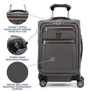 Travelpro Platinum Elite Softside Expandable Carry on Luggage Gray 20" - Like New