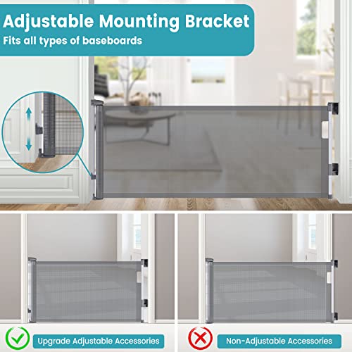 TAMELER 120 Inch Retractable Baby Gates Extra Wide for Doorway Stair Opening - Like New