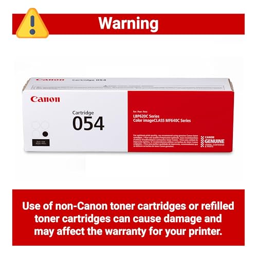 CANON GENUINE 054 BLACK TONER CARTRIDGE LBP622CDW LBP623CDW MFCUPMGWJJIS - BLACK - Brand New