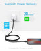 ANKER USB C TO LIGHTNING CABLE 6FT MFI CERTIFIED POWERLINE II - BLACK - Like New