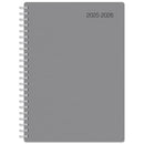 OFFICE DEPOT 2025-2026 WEEKLY/MONTHLY PLANNER 5" X 8" 30% RECYCLABLES - GRAY - Brand New