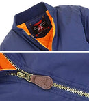 GALAXY BY HARVIC SPIRE MEN'S FLIGHT JACKET SIZE MEN XXL NAVY - Brand New