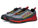 MERRELL KIDS' AGILITY PEAK TRAIL RUNNERS - SIZE: YOUTH 3 - GRAY LAVA - Brand New