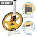 Scuddles Collapsible Measuring Wheel Up to 10,000 Feet - Black - Brand New