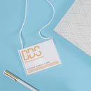 AVERYS HEAVY DUTY BADGE HOLDERS WITH CORDS, 3"X4", 2922 - CLEAR - Like New