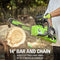 Greenworks 48V (2 x 24V) 14" Brushless Cordless Chainsaw - Scratch & Dent