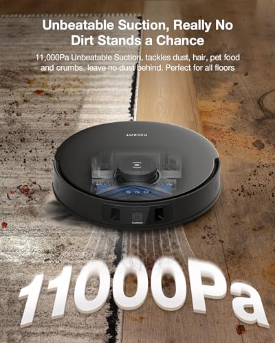 ECOVACS DEEBOT T30S ROBOT VACUUM AND MOP 11000PA ZEROTANGLE TECHNOLOGY - BLACK - Brand New