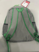MODA WEST 17" BACKPACK - GRAY/GREEN/BLACK - Brand New