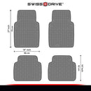 Swiss Drive Rubber Car Mats 4 pcs Shield Car Floor Mats Rubber Front and Rear - Like New