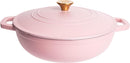 LEXI HOME CAST IRON ENAMELED DUTCH OVEN POT WITH LID 5 QT LB6677 - MATTE PINK - Like New