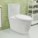 DAYAO Premium Elongated Toilet Seat with Cover Quiet Close B0CZXJGXRY -White - Brand New