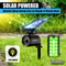 BELL + HOWELL BIONIC SPOTLIGHT 25 FT MOTION SENSOR SOLAR SUN PANELS 2963 BLACK - Brand New