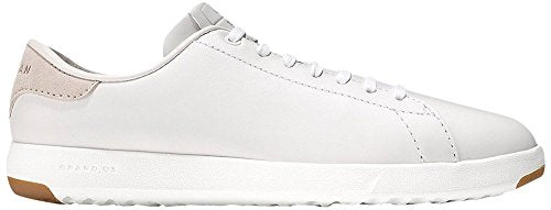 W02897 COLE HAAN WOMEN GRANDPRO TENNIS LEATHER OXFORD, WHITE, SIZE 10 - Like New