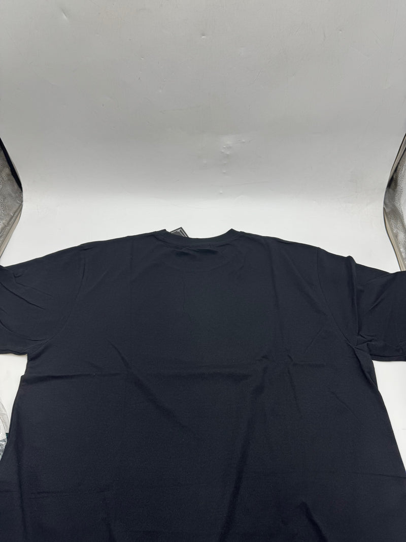 PACIFIC POLO CLUB BLACK SOLID CREWNECK T-SHIRT - SIZE: MEN L - BLACK - Like New