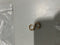 GENERIC GOLD CIRCLE EARRINGS WITH LITTLE WHITE JEWELS - GOLD - Like New