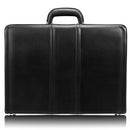 MCKLEINUSA LEATHER EXPANDABLE MCKLEIN V SERIES COUGHLIN TOP SUITCASE 80465 -BLK Like New