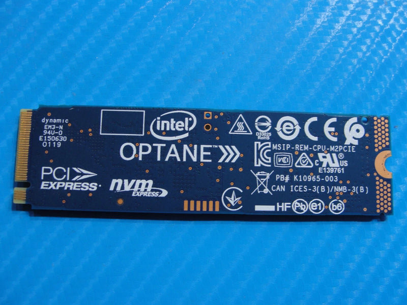 INTEL OPTANE 256GB NAND 16GB OPTANE SOLID STATE DRIVE - BLUE - Like New