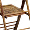 Flash Furniture American Champion Bamboo Folding Chair 4 Pack 4X62111BAM - Brown - Like New