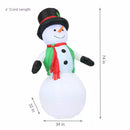 SUNNYDAZE 6.8 FT. HOLLY JOLLY SNOWMAN OUTDOOR INFLATABLE DECORATION - SNOWMAN - Like New