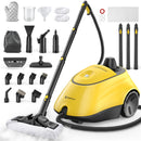 EXPERTCUN HEAVY DUTY STEAM CLEANER, 1500W, 26 ACCESSORIES, 1.4L, SC1500 - YELLOW - Like New